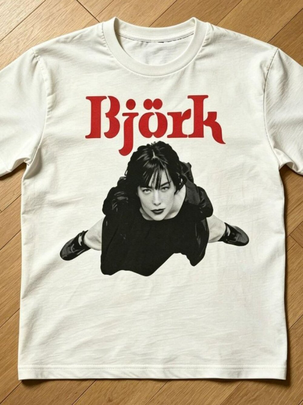 Bjork white tee